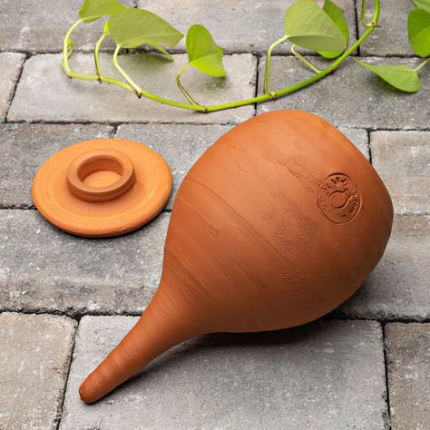 Olla Watering Vessels: What Are They? And the Best Ones to Buy Olla Watering, Ancient Irrigation, Traditional Vases, Watering Plants, Woodworking Shows, Simply Filling, Woodworking Supplies, Clay Wall, French Garden