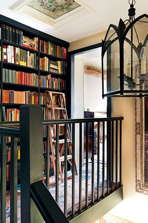 Bookshelf Ideas Living Room, Emma Burns, Stable Block, White Hallway, Colefax Fowler, Block House, Attic Renovation, Attic Storage, This Old House