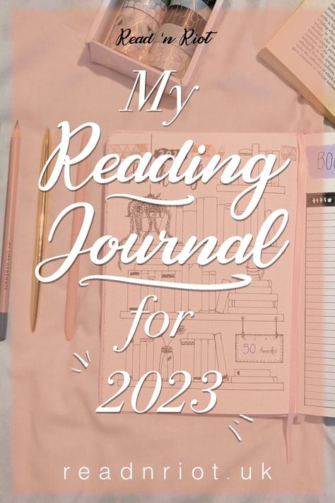 2023 Reading Journal, Reading Journal Spreads, Journal 2023, My 2023, My Journal, Bullet Journal Design Ideas, Reading Journal, Journal Design, Book Journal