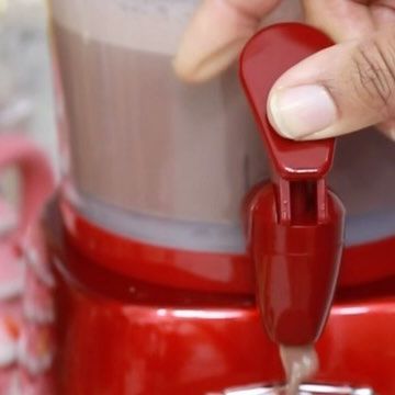 Amber Kemp-Gerstel on Instagram: "You already know I’m obsessed with the perfect hot cocoa station! This dispenser is the PERFECT addition! It makes more than one cup at a time AND it warms, mixes, froths and has a little spout for pouring! I’m in love. I’m not saying you need it. But…you need it. Check my Amazon storefront to find it! #amazonfinds #hotcocoastation" Hot Cocoa, Cocoa, Christmas Crafts