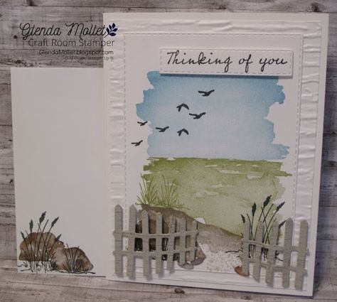 Beach Cards, Stamping Up Cards, Fun Fold Cards, On The Horizon, Masculine Cards, Ink Pads, Stamping Up, Sympathy Cards, The Horizon