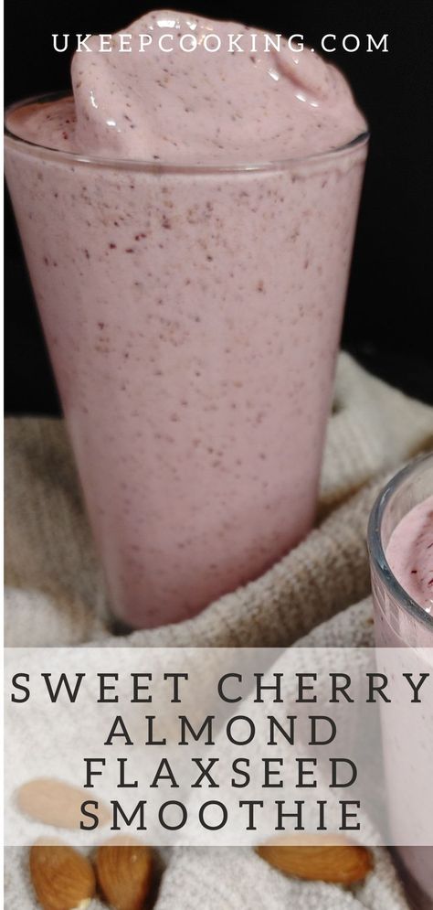 Cherry Almond Smoothie, Plant Based Protein Smoothies, Oatmilk Smoothies, Adrenal Smoothie, Fiber Smoothie Recipes, Quinoa Smoothie Recipes, Low Fat Smoothie Recipes, Acid Reflux Smoothie, Cherry Smoothie Recipes