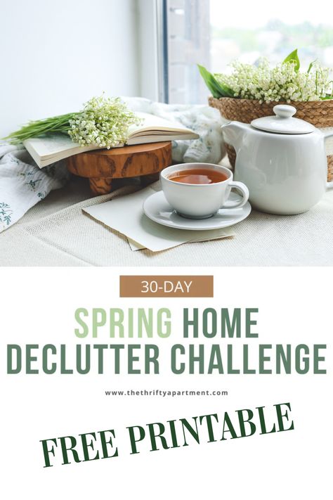 Kickstart your spring cleaning with the 30-Day Spring Home Declutter challenge! Download the free printable to stay organized and declutter daily.#SpringCleaning #DeclutterChallenge #HomeOrganization #FreePrintable #DeclutterYourHome 30 Day Organization Challenge, Home Declutter, Declutter Challenge, Organizing Challenges, Clutter Free Home, Declutter Your Home, Diy Book, Spring Rolls, Spring Home