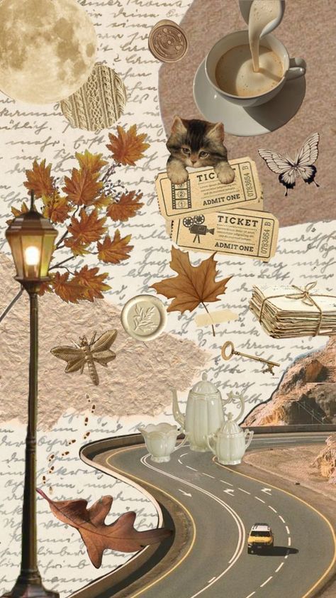 Check out n4diyaa's Shuffles #moodboard #collage #aesthetic #fall #autumn September Collage, Witchy Wallpapers, Thanksgiving Collage, Journal Diaries, Collage Items, Ephemera Journal, Autumn Collage, Fall Collage, Scrapbook Graphics