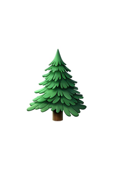 The 🌲 Evergreen Tree emoji depicts a tall, green tree with a triangular shape. The tree has a thick trunk and branches that extend outwards, with green needles or leaves covering the branches. The emoji may also have a brown trunk and a few brown branches to represent the texture of the tree. Overall, the emoji gives the impression of a healthy, vibrant evergreen tree. Ios Emoji Christmas, Emot Iphone, Christmas Emojis, Christmas Tree Icon, Tree Emoji, Christmas Emoji, Apple Emojis, Emoji Christmas, Emoji Stickers Iphone