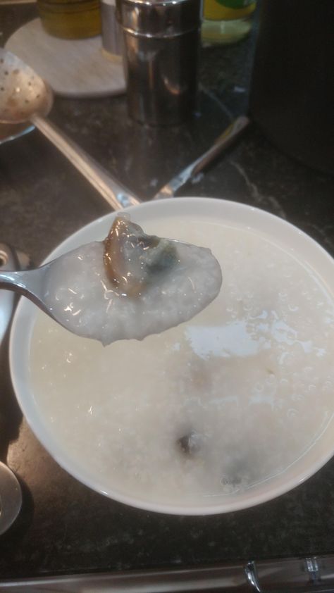 [Homemade] century egg and rice porridge! Egg And Rice, Century Egg, Rice Porridge, Food Images, Chicken Rice, The Hub, Anime Background, Street Food, Egg