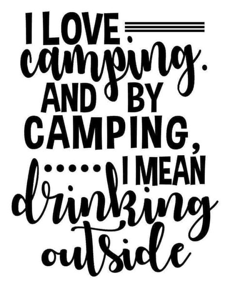 Camping Appetizers, Camping Food Ideas, Camping Drinks, Camping Quotes, Easy Camping Meals, Camping Signs, Festival Camping, Dinner Easy, Camping Humor