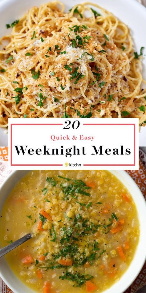 Week Night Supper Ideas, School Year Dinner Ideas, Quick Lazy Dinner, Weekday Healthy Meals, Easy Work Week Dinners, Overnight Dinner Recipes, Quick Week Night Dinner Ideas, Week Night Dinner Ideas Healthy, Ideas For Supper Tonight