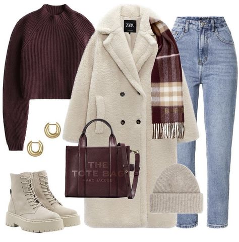 Winter Fashion Outfits Casual, White Coat, Looks Chic, Autumn Outfit, Fashion Mode, Casual Style Outfits, Lookbook Outfits, Outfit Casual, Winter Fashion Outfits