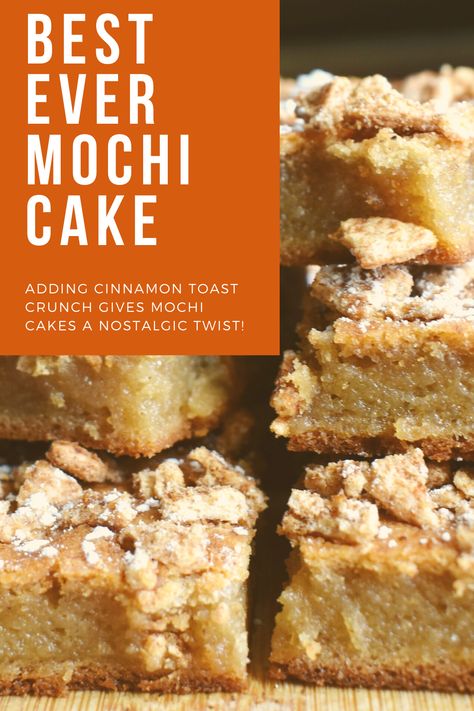 Mochi Butter Cake Recipe, Peanut Butter Mochi Recipe, Mochiko Flour Recipes, Mochi Butter Cake, Mochiko Recipes, Mochi Bars, Mochi Cookie Recipe, Mochi Cake Recipe, Mochi Muffin