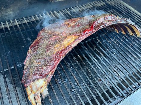 Elk Ribs Elk Ribs Recipes, Elk Brisket Recipe, How To Cook Elk Roast, Smoked Elk Roast, Elk Backstrap Marinade, Smoked Deer Backstrap, Bacon Wrapped Tenderloin, Beef Medallions, Rib Rub