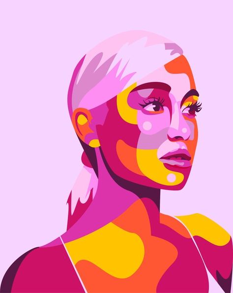 Images Pop Art, Ariana Grande Poster, Portraits Pop Art, Monochromatic Art, Pop Art Drawing, Posca Art, Pop Art Portraits, Pop Art Posters, Pop Art Painting