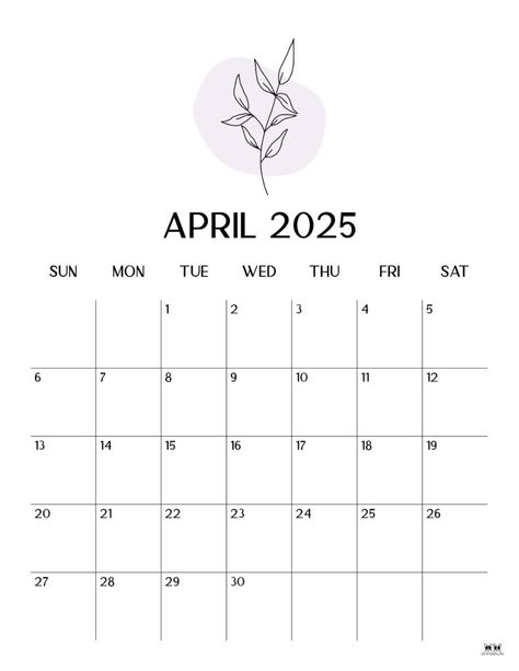 Choose from 107 different April 2025 monthly calendars perfect for planning for Easter, spring, and so much more! 100% FREE! Print from home! April 2025 Calendar, May 2025 Calendar, Nail Calendar, April Calender, Calendar Design Template, Bullet Journel, Cute Calendar, Monthly Calendars, 2025 Calendar