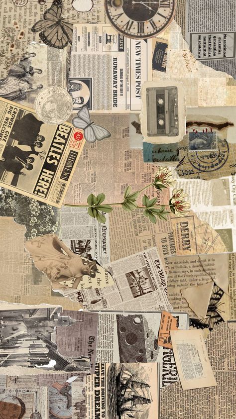 Brown Newspaper Aesthetic, Newspaper Background Aesthetic, Powerpoint Background Design Vintage, Math Aesthetic Vintage, Old Book Background, Collage Masterboard, Vintage Newspaper Aesthetic, Math Aesthetic, Newspaper Background