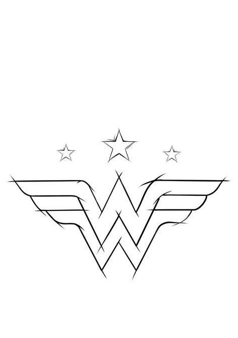 Wonder Woman Tattoo, Pop Culture Tattoos, Tattoo Fe, Wonder Woman Drawing, Dc Tattoo, Culture Tattoos, Inner Bicep Tattoo, Henna Tattoo Hand, Woman Logo