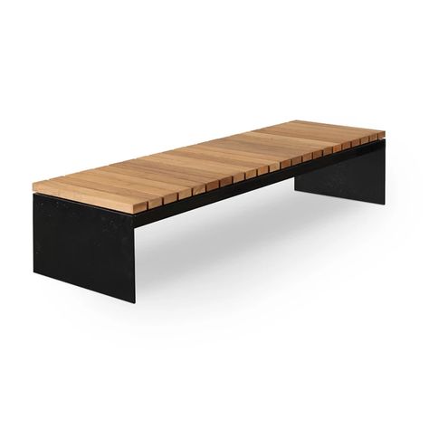 | Mobilia 80 Planter Bench, Back Garden Design, Bench Designs, Street Furniture, Wooden Bench, Wood Bench, Green Roof, Garden Bench, Outdoor Bench