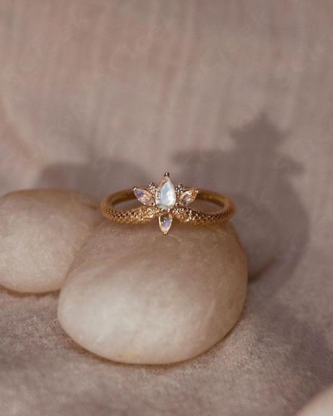 Lily Of The Valley Wedding Ring, Lotus Ring Engagement, Lily Engagement Ring, Lotus Wedding Ring, Water Lily Jewelry, Water Lily Ring, Water Snakes, Lotus Engagement Ring, Custom Gold Rings