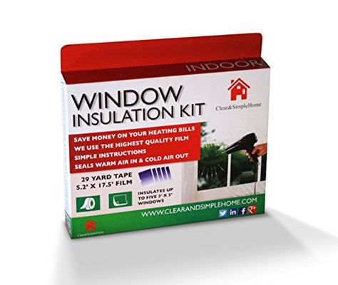 Window Insulation Kit By Clear & Simple Home Insulates up to 5 Windows in your home UK https://www.amazon.co.uk/dp/B01AB38VF6/ref=cm_sw_r_pi_dp_WSCmxb81WW6D3 Shrink Film, Indoor Window, Winter Window, Interior Windows, Plastic Windows, Window Films, Air Space, Window Insulation, Picture Windows