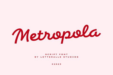 Metropola Font – Letteralle Studio Monoline Script Font, Free Script Fonts Download, Logo Fonts Free, Free Typography Fonts, Copy And Paste Fonts, Typography Logo Fonts, Pilot Parallel Pen, Monoline Font, Font Love