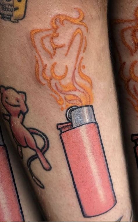 Small Cute Cartoon Tattoos, Sick Tattoo Designs, Tattoo Ideas Quirky, Odd Tattoos Unique, Trippy Minimalist Tattoo, Psycadelic Tattoo Ideas, Trippy Tattoos For Women, Strange Tattoos Ideas, Pink Tattoo Aesthetic