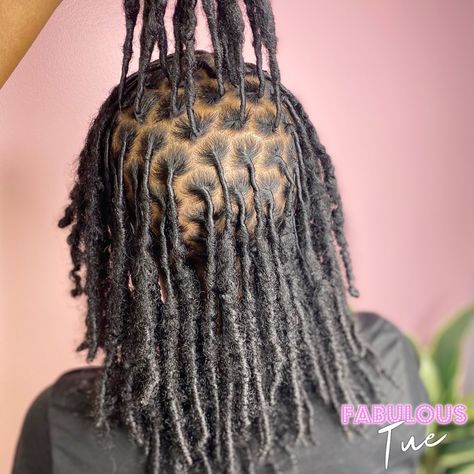 Fan Parts Locs, C Shaped Parts Locs, Dread Parting Pattern, C Part Locs, Free Part Locs, Dreadlocks Hair Care, Cold Hair, Short Locs Hairstyles, Faux Locs Hairstyles