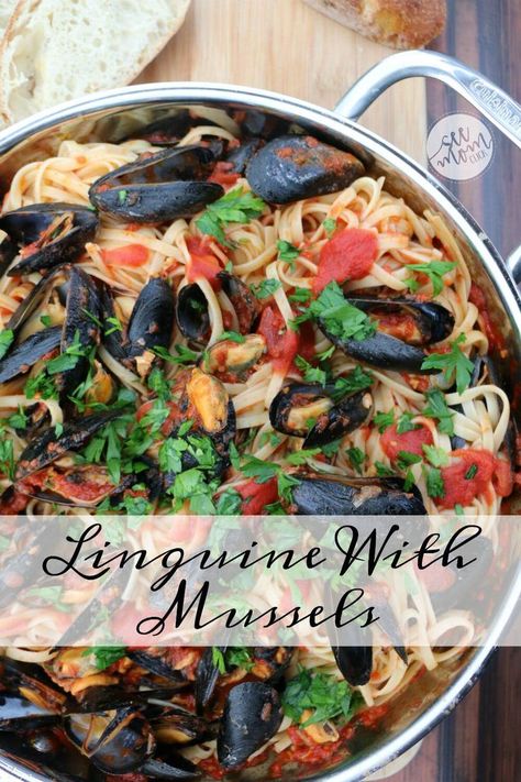 Pasta Recipes Linguine, Mussels Recipe Pasta, Mussels Recipes, Delicious Pasta Recipes, Mussels Pasta, Pasta Food Recipes, Pescatarian Diet, Linguine Recipes, Amazing Meals