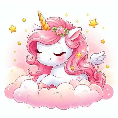 Unicorn Cartoon Cute, Unicornio Cute, Unicorn Wallpaper Cute, Unicorn Cartoon, Unicorn Drawing, Unicorn Pictures, Kawaii Unicorn, Baby Clip Art, Unicorn Art