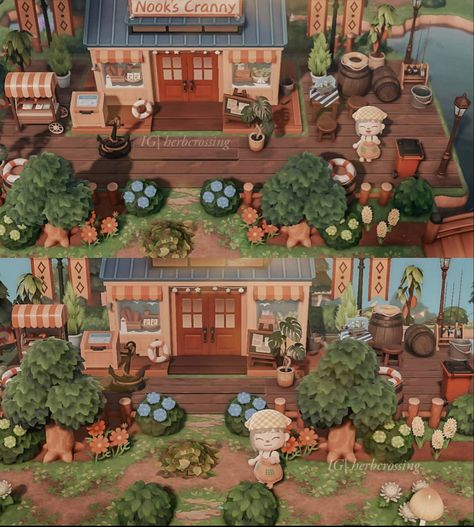 Nooks Cranny, Cottage Core Animal Crossing, Greenhouse Nursery, Cottagecore Animal Crossing, Acnh Cottagecore, Mini Building, Animal Crossing 3ds, Forest Core, Animal Crossing Guide