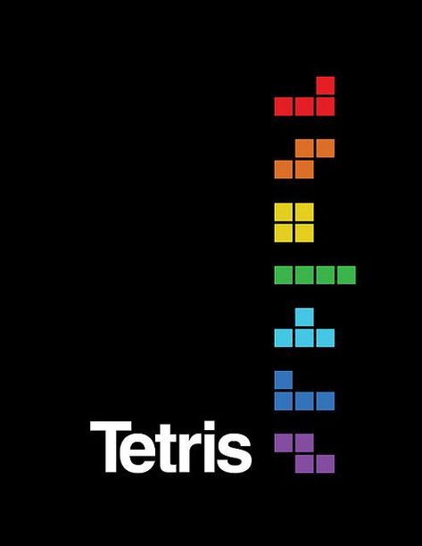 Tetris Illustration, Tetris Wall, Pixel Art Logo, Tetris Art, Tetris Design, 808 State, Tetris Game, 8 Bits, Rule Of Thirds