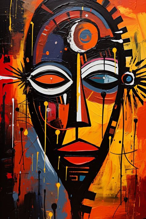 Black Ancestors Art, Masai Art, Frank Morrison Art, African Abstract Art, African Portraits Art, Africa Art Design, The Fates, Eyeball Art, Art Deco Paintings