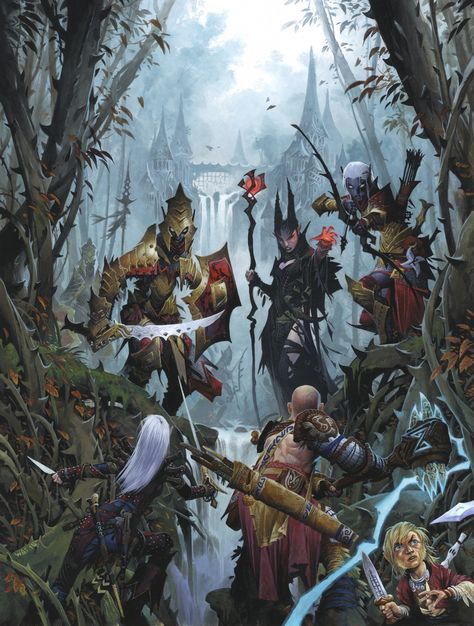 Pathfinder Campaign Setting: Inner Sea RacesBy Wayne Reynolds Wayne Reynolds, Fantasy Images, Dnd Art, Dark Elf, High Fantasy, Fantasy Warrior, Arte Fantasy, Fantasy Rpg, Fantasy Inspiration