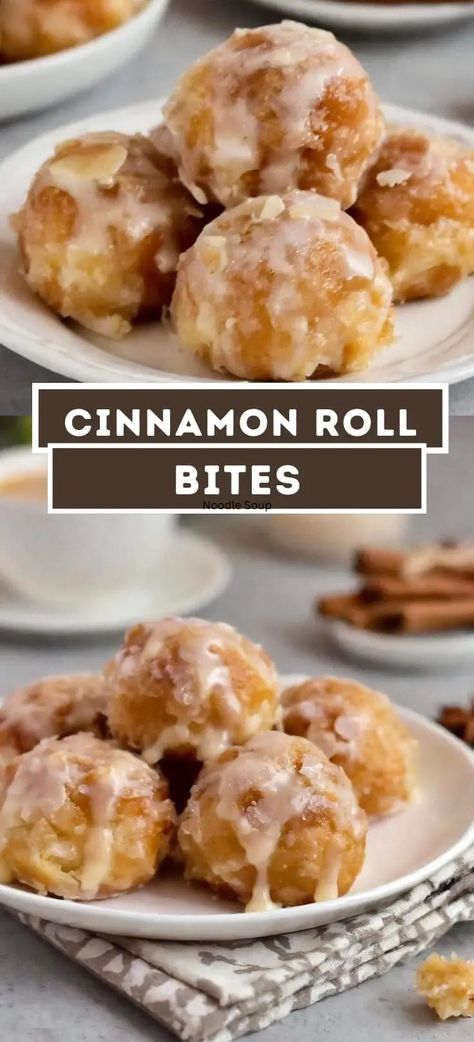 Cinnamon Roll Bites Cinnamon Balls Recipe, Cinnamon Roll Bites Recipe, Cinnamon Roll Bites, Best Lemon Meringue Pie, Homemade Cinnamon Roll, Rolls Homemade, Cinnamon Roll Recipe Homemade, Cinnamon Roll Cookies, Cinnamon Roll Dough