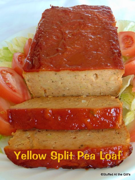 Vegan Protien, Yellow Split Pea Recipe, Yellow Split Pea, Vegan Meatloaf, Meat Replacement, Yellow Split Peas, Split Peas, Food Meat, Pea Recipes