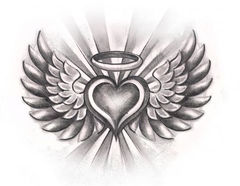 Half Heart Half Angel Wing Tattoo, Heart With Wings Tattoo Design, Heart Wings Tattoo, Pet Tattoo Ideas, Heart With Wings Tattoo, Alas Tattoo, Cute Foot Tattoos, Pet Tattoos, Full Hand Tattoo