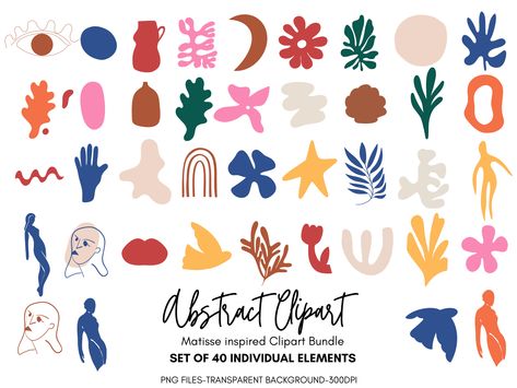 Midcentury Aesthetic, Matisse Shapes, Aesthetic Matisse, Pantone Challenge, Shapes Png, Graphic Shapes, Matisse Inspired, Animation Art Sketches, Dec 26