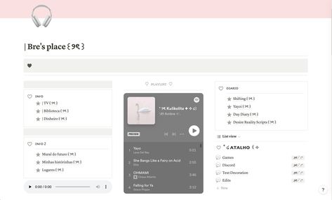 Kpop Dr Template Notion, Pink Note Template Aesthetic, Notion Template Sanrio, Notion Template Ideas Aesthetic Kpop, Notion Aesthetic Iphone, Notion White Aesthetic, Notion Template Ideas For Students Kpop, Notion Page Name Ideas, Notion Aesthetic Coquette