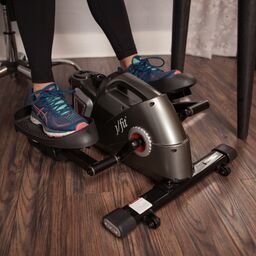 Under Desk or Standing Mini Elliptical - PEWTER - Walmart.com Fat Reduction Exercise, Desk Gadgets, Elliptical Trainers, Office Gadgets, Elliptical Machine, Under Desk, Lose Belly Fat Workout, Pewter Color, Free Workouts