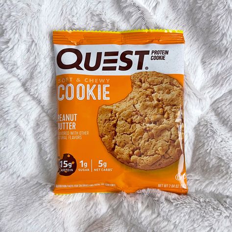 Low Cal Snacks, Quest Protein, Quest Bars, Quest Nutrition, Protein Cookies, Soft Cookie, Food Inspo, Low Cal, Chewy Cookie