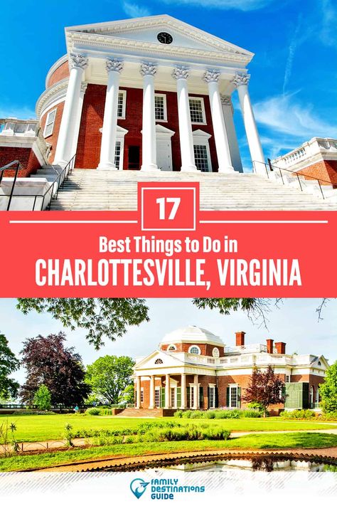 Want to see the most incredible things to do in Charlottesville, VA? We’re FamilyDestinationsGuide, and we’re here to help: From unique activities to the coolest spots to check out, discover the BEST things to do in Charlottesville, Virginia - so you get memories that last a lifetime! #charlottesville #charlottesvillethingstodo #charlottesvilleactivities #charlottesvilleplacestogo Things To Do In Charlottesville Va, Charlottesville Virginia Things To Do, Shanadoah National Park, Charlottesville Wineries, Ohio Hiking, Charlottesville Va, Charlottesville Virginia, Virginia Vacation, Williamsburg Va