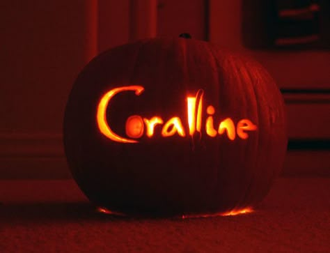 coraline pumpkin | My Coraline Pumpkin | jaimie.jenkins | Flickr Coraline Pumpkin, Coraline Diy, Pumpkin Etching, Halloween Pumpkins Carvings Designs, Unique Pumpkin Carving Ideas, Cute Pumpkin Carving, Halloween Pumpkin Carving Stencils, Pumkin Carving, Easy Halloween Party