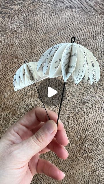 Shape Books, Paper Umbrellas, Old Book Pages, Old Book, Old Books, Back In Stock, Etsy Handmade, Paper Decorations, Book Pages