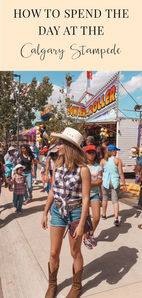 How to spend the day at the Calgary Stampede - we dove into a 100 year old tradition in the heart of cowboy country... Cute Stampede Outfits, Calgary Stampede Outfits For Women, Stampede Outfit Calgary Women, Stampede Calgary, Stampede Outfits, Calgary Stampede Outfits, Stampede Outfit, Canada Life, Bareback Riding