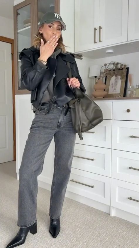 What to Wear in Paris, During Every Season Moto Jacket Outfit, What To Wear In Paris, Karina Style, France Outfits, Mother Daughter Trip, 3 Ways To Wear, Comfortable Walking Shoes, City Of Love, Jeans With Heels