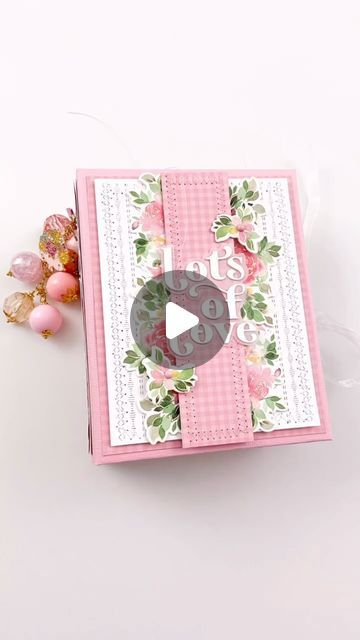 Ashley Bright Crafts on Instagram: "Throwback to a mini album I made a while ago. Recently added in a few more pretty details 💕" Mini Album Layouts, Scrapbook Mini Albums Ideas, Album Scrapbook Ideas, Mini Album Ideas, Mini Album Scrap, Mini Scrapbook Album, Diy Scrapbook Album, Mini Albums Scrap, Album Scrapbook