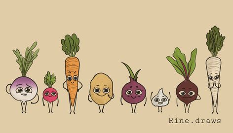 Simple digital art vegetable character design drawing illustration #illustration Vegetable Character Design, Vegetable Drawings, Vegetable Character, Simple Digital Art, Vegetables Drawing, Character Design Drawing, Vegetable Drawing, Root Vegetable, Drawing Pencil