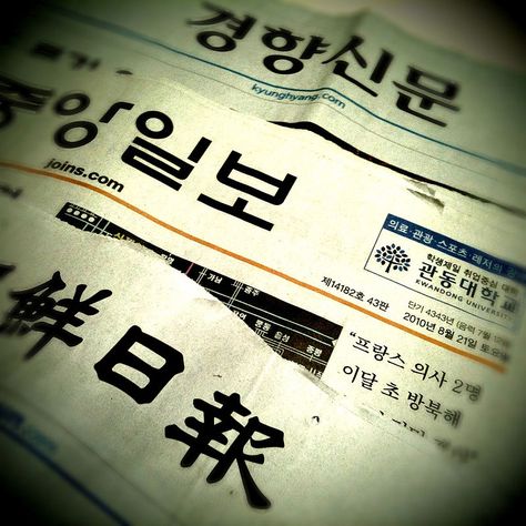 Korean Newspaper, Culture Shock, North Korean, North Korea, Newspaper, South Korea, Retail Logos, Tv, Travel