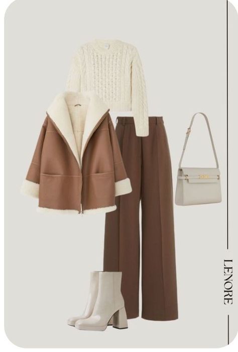 How To Style Brown Pants, Winter Cozy Outfit, Outfits For Thanksgiving, Brown Aesthetic Outfit, Brown Pants Outfit, 00s Mode, Stile Hijab, Winter Fashion Outfits Casual, Everyday Fashion Outfits