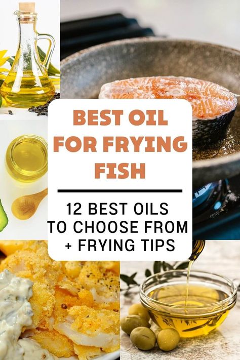 Best Oil For Frying Fish - Kitchen Laughter Best Oil To Fry Fish, How To Cook Catfish, Best Oil For Frying, Fish Fryer, Fried Flounder, Frying Fish, Deep Fried Fish, Fry Fish, Pan Fried Fish