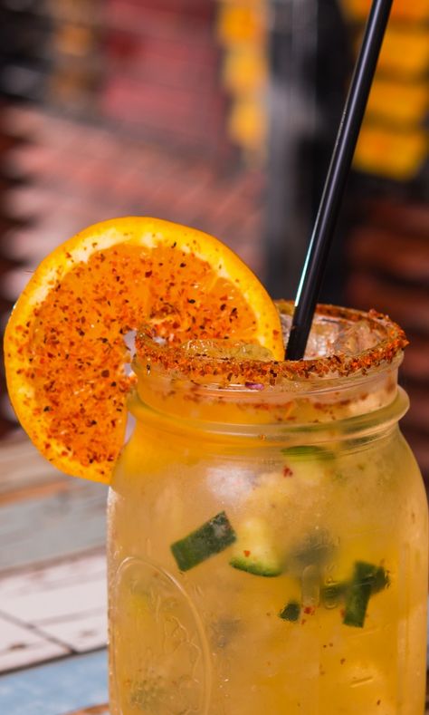 A south Texas inspired BB's origina cocktail! Vodka, muddles cucumber, lime juice, agave, tajin spice and Topo Chico. get it at any one of our ten Houston, TX locations! Cajun Cocktails, Cocktail Vodka, South Texas, Cajun Recipes, Vodka Cocktails, Adult Beverages, Gumbo, Adult Drinks, Cocktail Hour