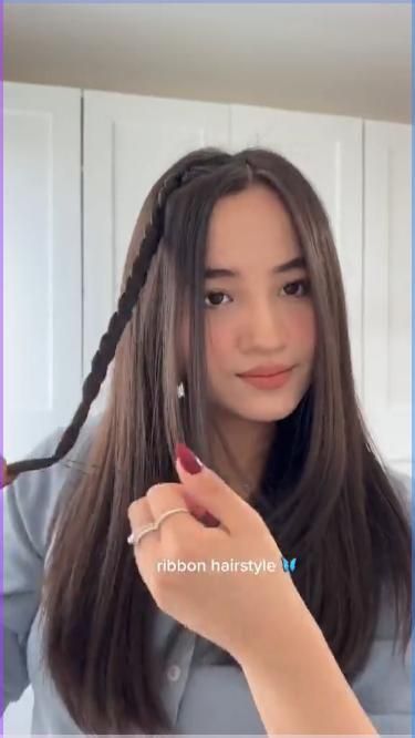 Easy Hairstyles By Yourself, School Party Hairstyles, Cute Picnic Hairstyles, Hair Styles For Long Hair Length Simple, Every Day Hairstyle, Cute Hairstyles For Birthday Parties, Lunch Hairstyles, Hair Styles For Birthday Party, Cute Fall Hairstyles For Long Hair